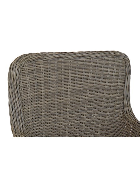 Mesa de Comedor Set 7 de Ratán Sintético