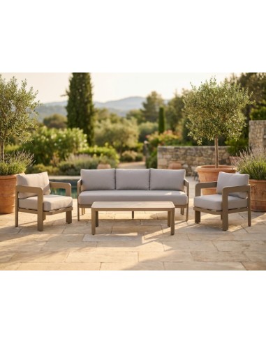 Sofá Set 4 de Aluminio