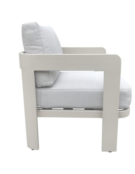 Sofá Set 4 de Aluminio Color Blanco