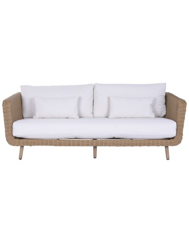 Sofá Set 4 de Ratán Sintético y Aluminio