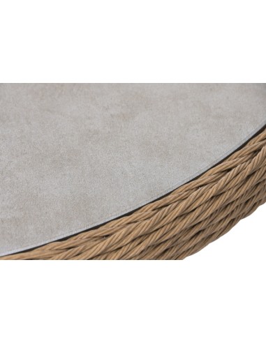 Sofá Set 4 de Ratán Sintético y Aluminio