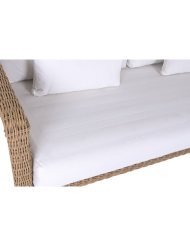 Sofá Set 4 de Ratán Sintético y Aluminio