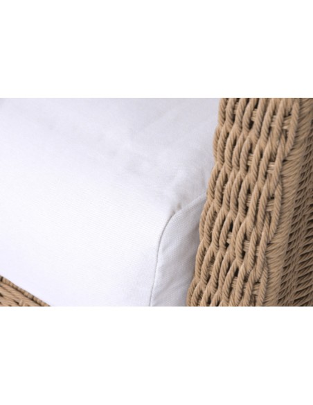 Sofá Set 4 de Ratán Sintético y Aluminio