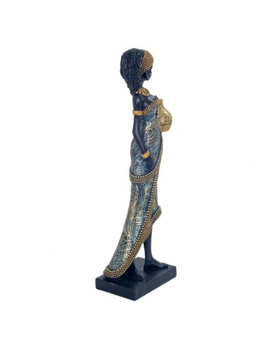 Figura de Africana con Jarrón