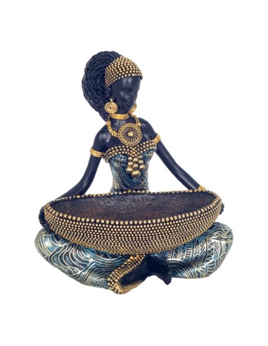 Figura de Africana Sentada