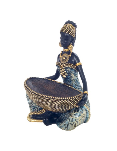 Figura de Africana Sentada