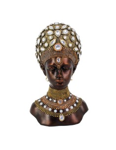 Figura de Busto de Mujer Africana