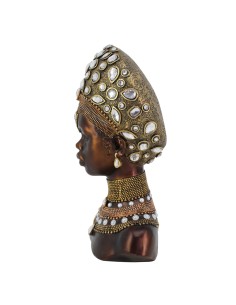 Figura de Busto de Mujer Africana 2