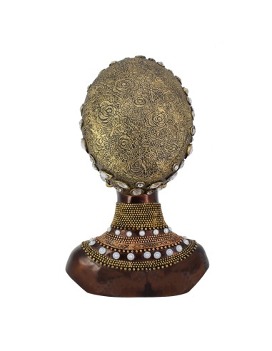 Figura de Busto de Mujer Africana