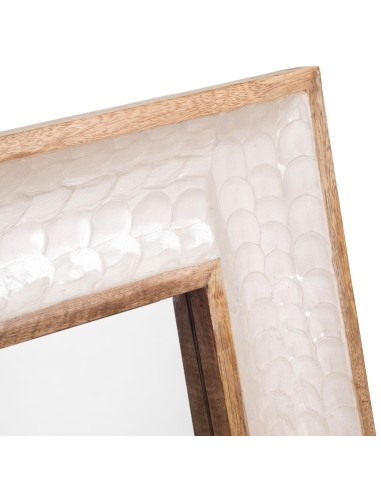 Espejo con Estilo Nácar