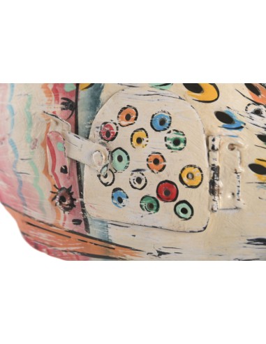 Figura de Hierro de Ballena Pintada