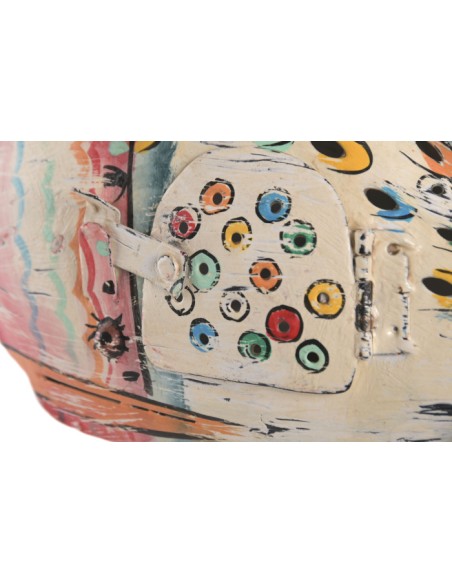 Figura de Hierro de Ballena Pintada