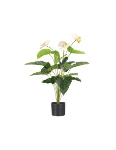 Planta Artificial Anturium Flor Flamingo