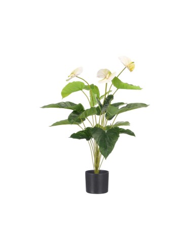 Planta Artificial Anturium Flor Flamingo