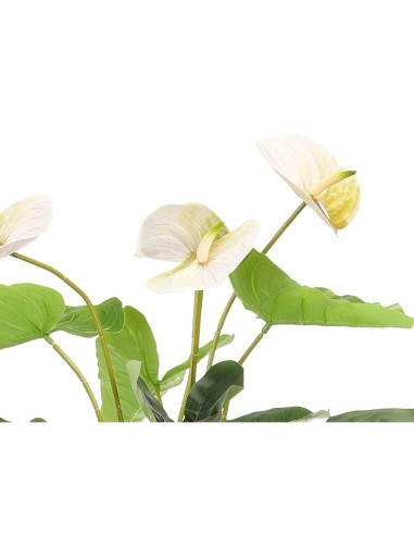 Planta Artificial Anturium Flor Flamingo