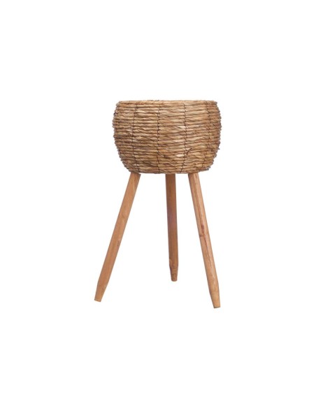 Macetero Oscuro con Patas 52 cm