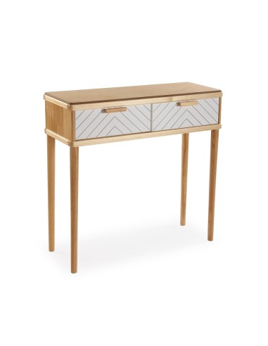 Consola de Madera 2 Cajones