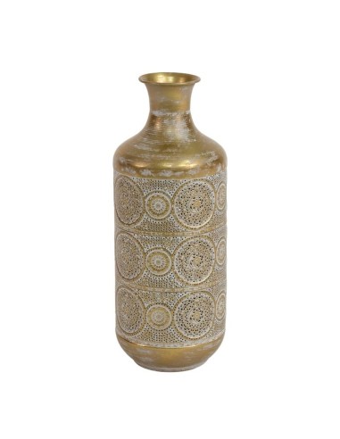 Jarrón Arabesco de Oro Envejecido