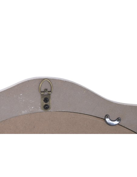 Espejo de Madera en Blanco