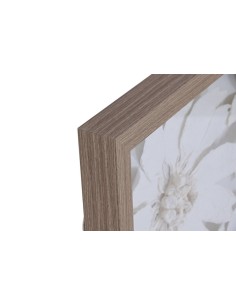 Cuadro en Lienzo con Diseño Flores Blancas 2