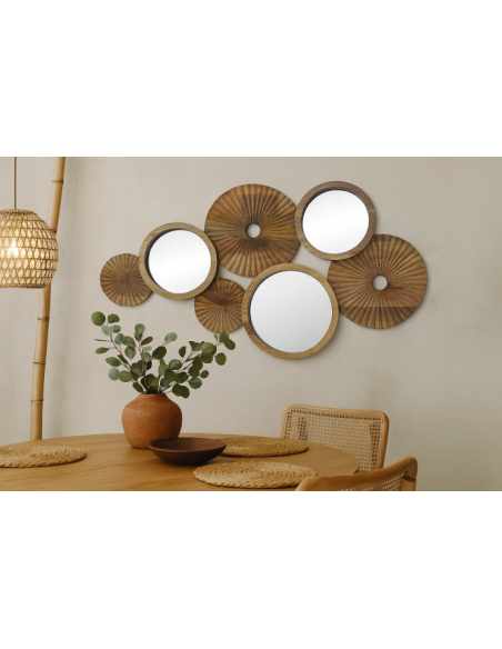 Decoración de Pared Mango Espejo