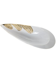 Centro Cerámica Dorado y Blanco 2