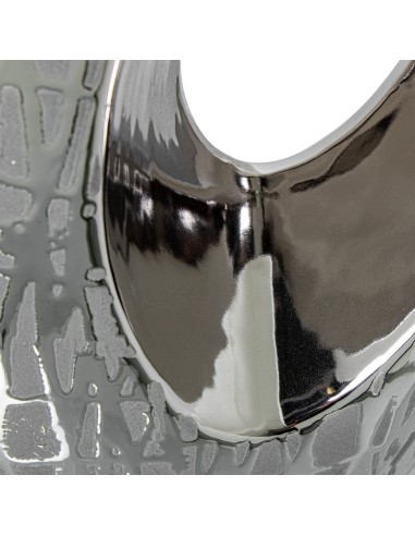 Jarrón Plata Pequeño con Agujero