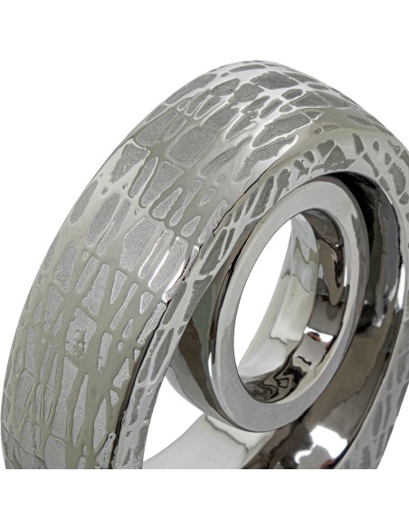 Jarrón Abstracto en Plata