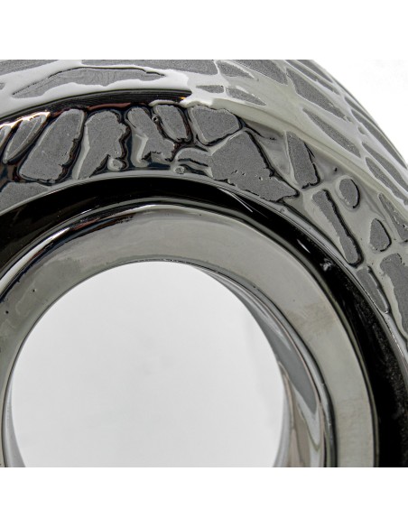 Jarrón Abstracto en Plata