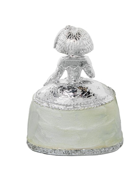 Figura Resina Menina Plata
