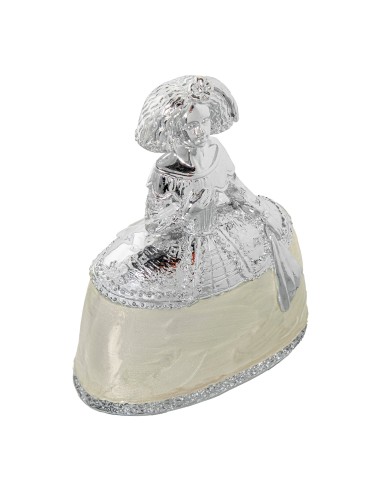 Figura Resina Menina Plata