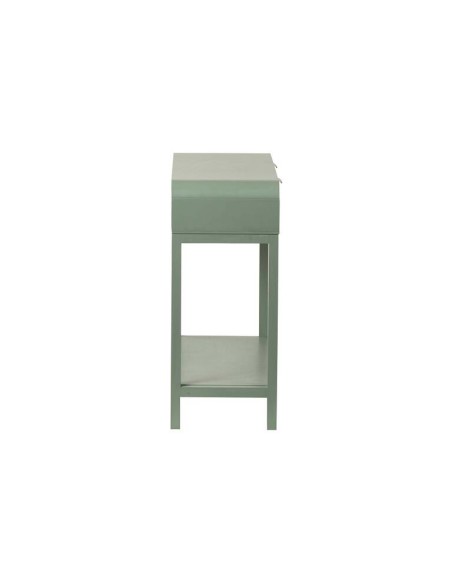 Mueble Recibidor Verde Pino y Dorado