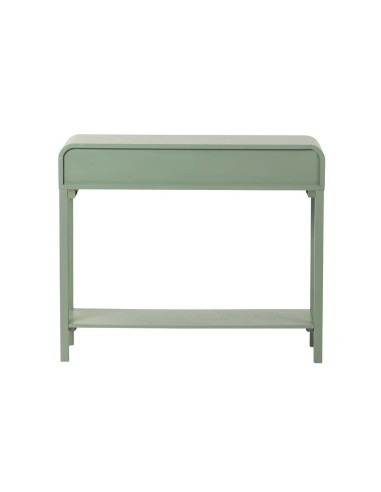 Mueble Recibidor Verde Pino y Dorado