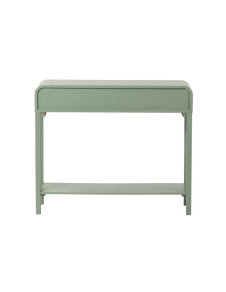 Mueble Recibidor Verde Pino y Dorado
