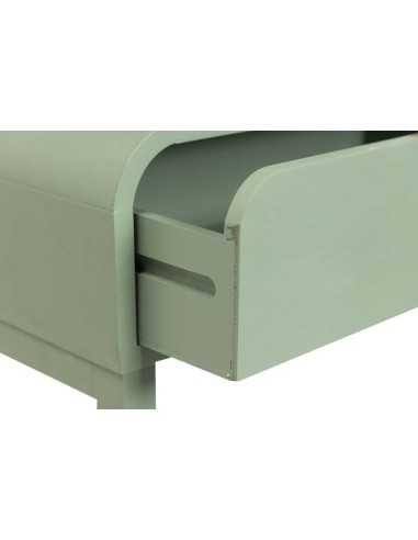 Mueble Recibidor Verde Pino y Dorado