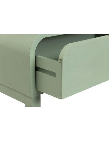 Mueble Recibidor Verde Pino y Dorado