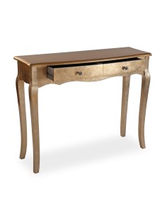 Mueble Recibidor con 2 Cajones Dorada 2