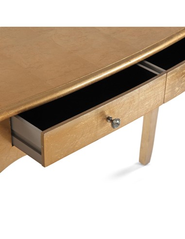 Mueble Recibidor con 2 Cajones Dorada