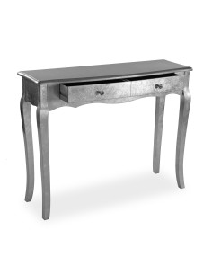 Mueble Recibidor con 2 Cajones Plata 2