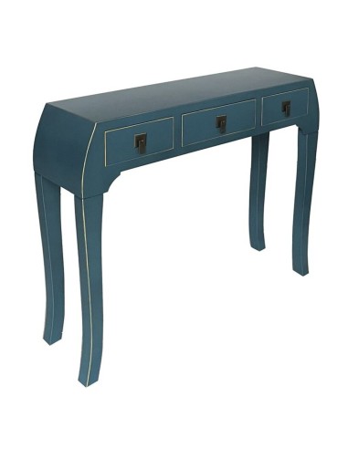 Mueble Recibidor Oriental en Azul Baiyun