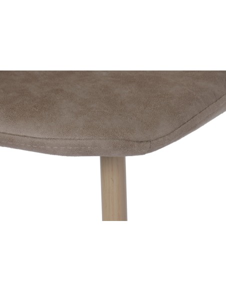 Silla de Hierro en Marrón Claro