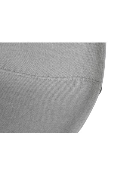 Silla de Hierro y Poliéster en Gris Claro