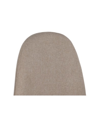 Silla de Hierro y Poliéster en Marrón