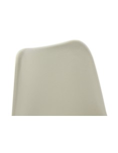 Silla de Metal y Poliéster en Beige 2
