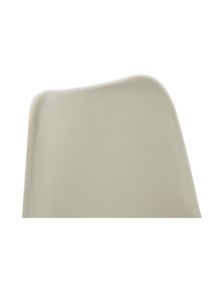 Silla de Metal y Poliéster en Beige
