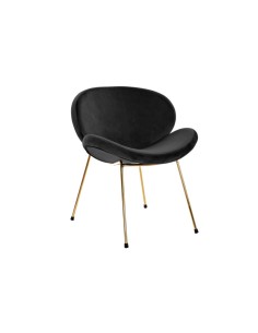 Silla de Metal y Poliéster en Negro