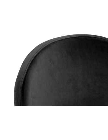 Silla de Metal y Poliéster en Negro