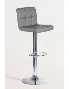 Taburete Loft Pie Plata