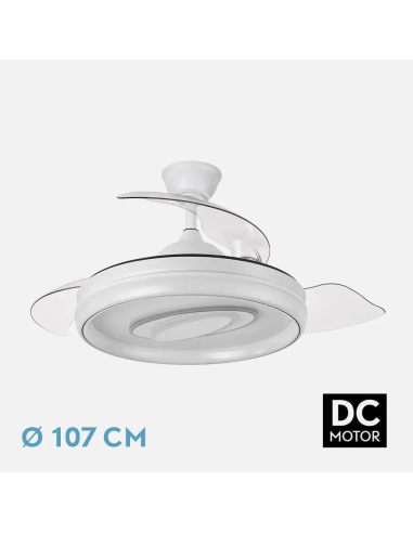 Ventilador DC Maracana 52W Blanco
