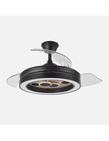 Ventilador DC Cupido 55W Negro/Madera